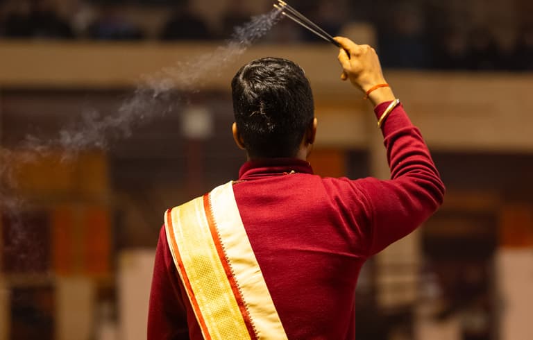 Vedic Priest performing ritual